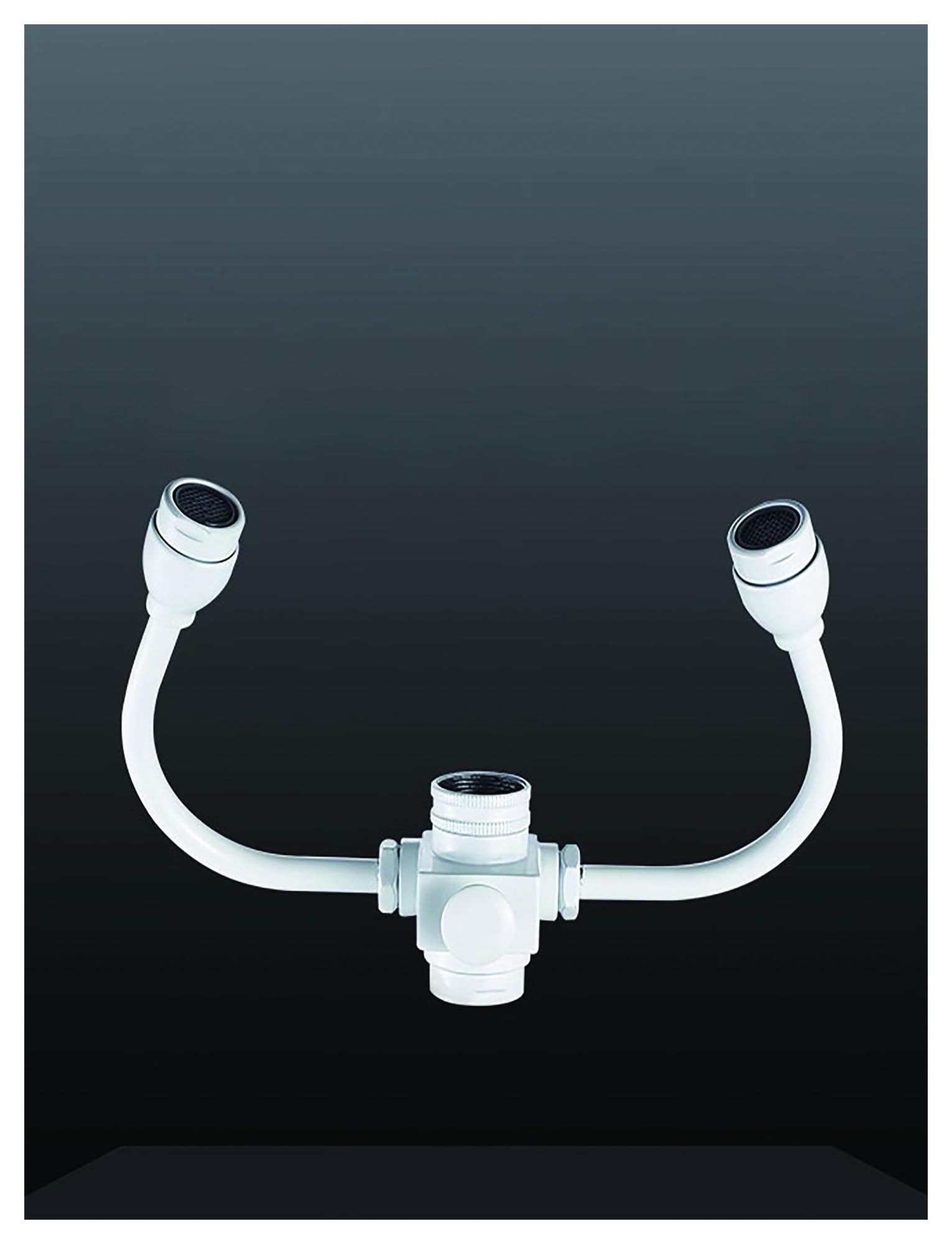 Lavaojos con manguera ajustable, estación lavaojos de emergencia, ducha de seguridad de cobre con descarga manual for uso industrial y de laboratorio.(Color2)