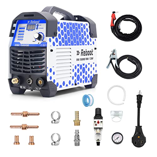 Plasma Cutter 50 Amp 1/2" Clean Cut Cut50D 110V/220V Igbt Air Plasma Cutting Machine Compact Metal Cutter High Frequency Inverter Cutting For Alloy Mild Steel Cast Iron And Chrome #TOP7