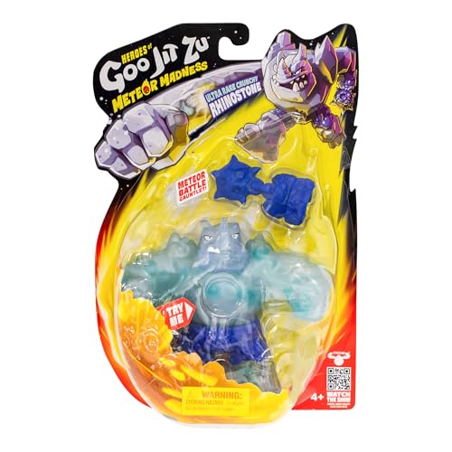 Heroes of Goo Jit Zu Meteor Madness, Crunchy Ultra Rare Rhinostone Action Figure, With Twisting Punch Action - Image 2