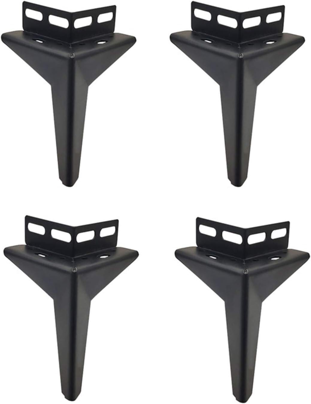 Rhllvj Black Cabinet Table Feet, Metal Furniture Feet Sofa Replacement Feet, Perfect For Sofa, Sofa Chair, Bed, Coffee Table(,170Mm(6.69In))