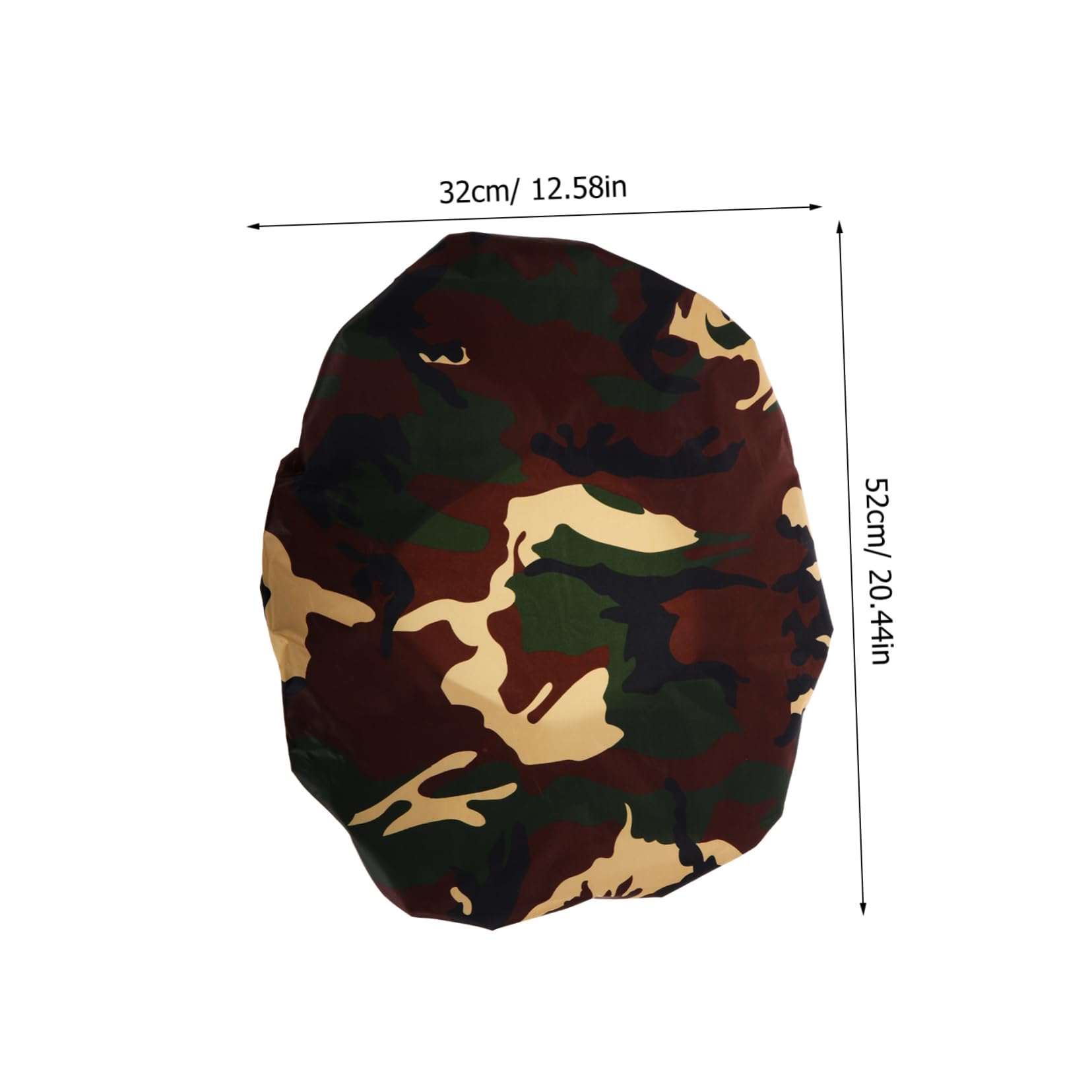 Toddmomy Backpack Rain Cover Lightweight Camouflage Design for Hiking Camping Outdoor Activities Compact for Your Bag Easy to Use Store