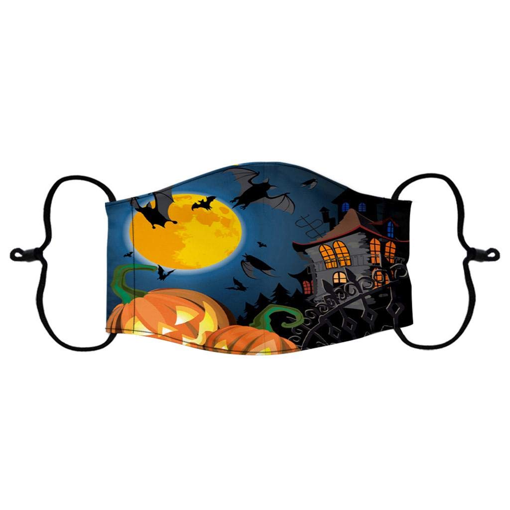 NIVAA Halloween Printed Unisex Adults Washable Breathable Face Mask Type 4-image-22