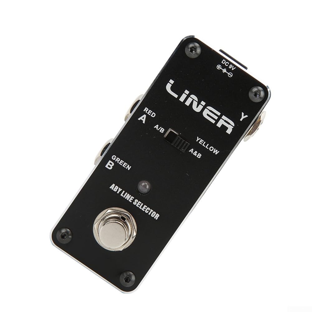 ALR-3 Signal Switcher Chitarra Effetti Pedale Costruzione In Metallo Interruttore A Pedale AB Y Cavo Basso Rumore Portatile Per Chitarra Elettrica