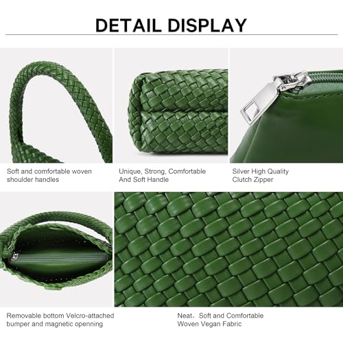 Image of Shoulder Hobo Bags for Women,Summer Beach and Travel Mini Cute Tote Bag,Soft Vegan Leather Underarm Purse for Daily | Soft Underarm Bags