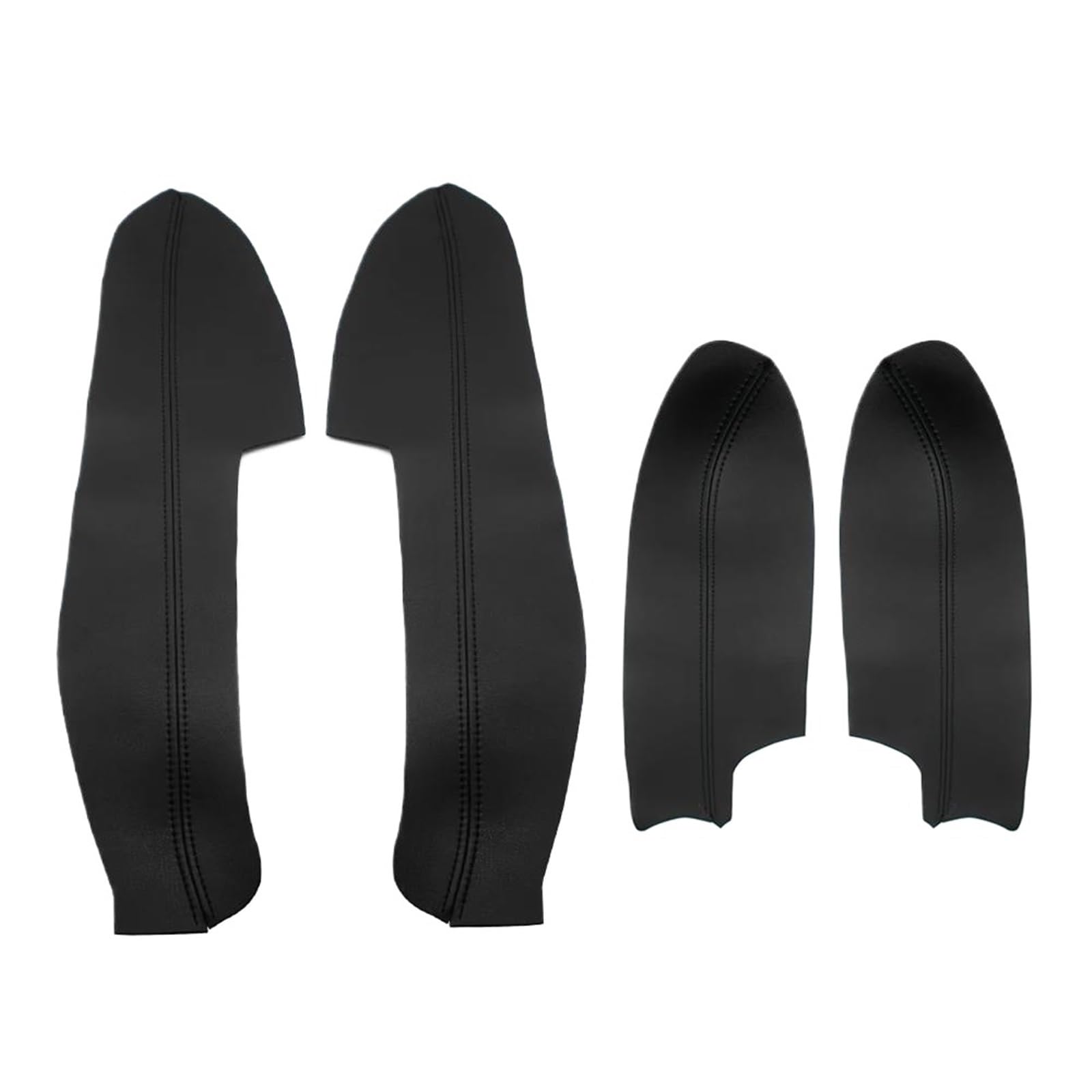 KMAGE Interior Door Handle 4 Pieces Car Door Armrest Handle Panel Cover Trim for Nissan for Qashqai J11 2016 2017 2018(Black)
