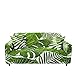 Meiju-shop Mateju 3D Piante Verdi Copridivano 1/2/3/4 posti Elastico Universale Copridivani con Braccioli Antiscivolo Fodera per Divano Mobili Protettore Copertura Divano (Monstera,1 Posto(90-140cm))