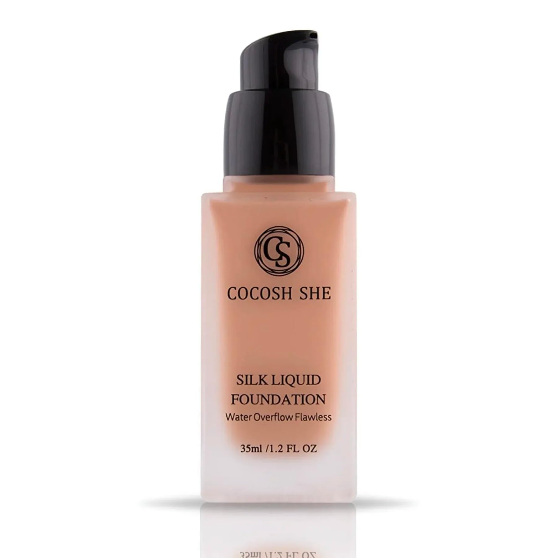 Cocosh She Silk Liquid Fondöten 04 Camel, Su Geçirmez, Islak Bitişli, İpeksi-Prüzsüz Doku, Hipoalerjenik