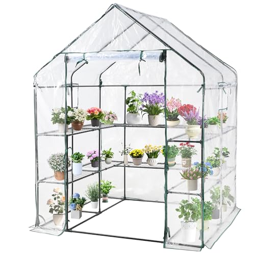 SUNGIFT 61 x 57 x 80 Inch PVC-Clear