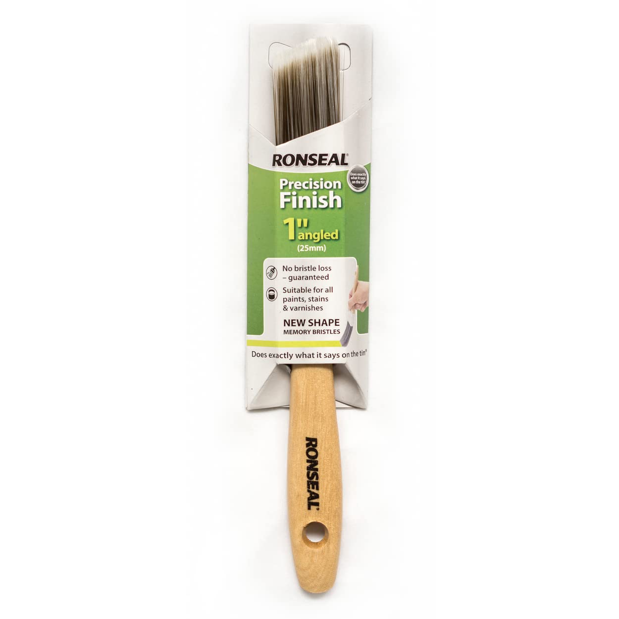 Ronseal Various Precision Finish Brush 1 Inch Angled