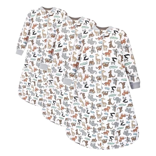 Image of Hudson Baby Unisex Baby Premium Quilted Long Sleeve Sleeping Bag and Wearable Blanket