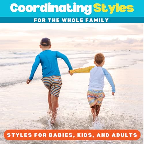 Image of SwimZip UPF 50+ Long Sleeve Rash Guard for Boys' and Girls' - Baby, Toddler, Kids
