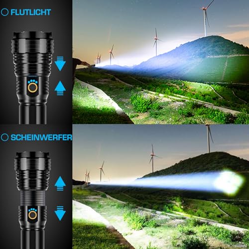 Glarylight Torch LED Rechargeable 1,000,000LM - Image 4