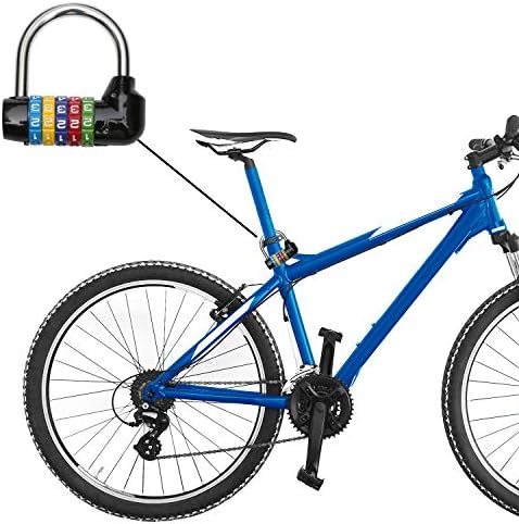 TRIXES 5-Number Combination Padlock Black