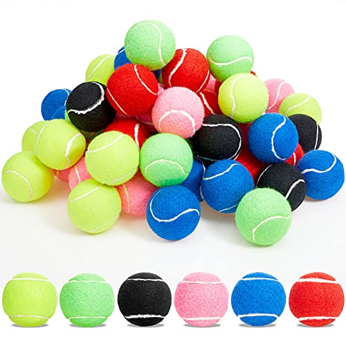 Balles de tennis standard lot de 60 balles pour débutant et accessoires