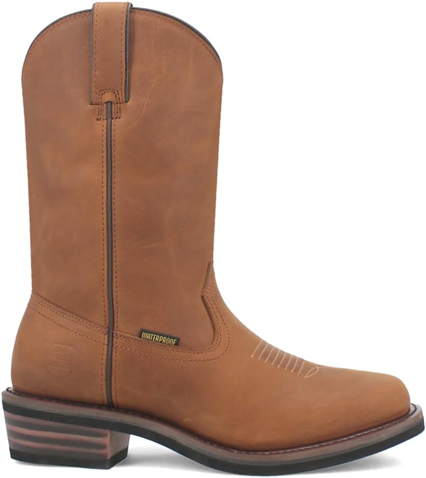 Dan PostBoots Mens Las Cruces Waterproof Composite Toe Work Safety Shoes Casual - Brown