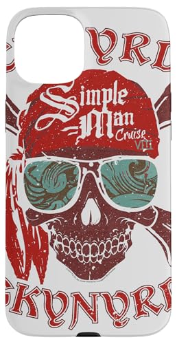 Lynyrd Skynyrd Skull �N���X�{�[�� �V���v���}�� �C�� ���b�N ���g�� �X�}�z�P�[�X iPhone 15 Plus �p