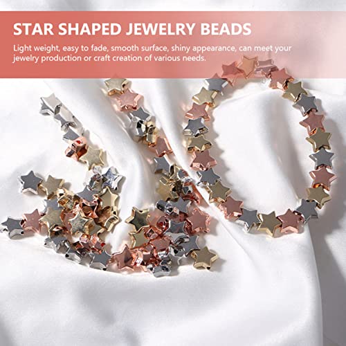 Perles spacers multicolores CCB métallique pour création de bijoux NUOBESTY x1500