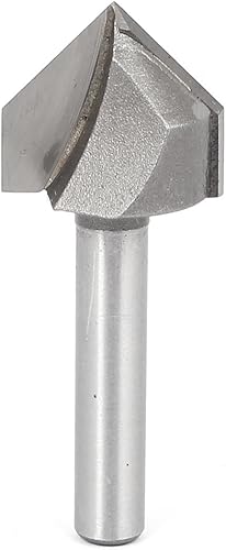 IIVVERR Taladro de 14" 34" Diámetro de corte 90 grados V Tipo Ranurado Herramienta de corte de broca (14' 'Vástago 34' 'Dia de corte tipo de grado