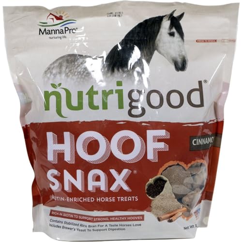 Manna Pro 05-9352 Hoof Snax Biotin Enriched Horse Treats, 3.2-Pound Manna Pro 05-9352 Hoof Snax Biotin Enriched Horse Treats, 3.2-Pound