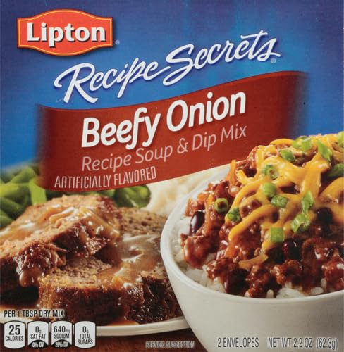 Miniatura 4 de Lipton Recipe Secrets - Mezcla de sopa y inmersión para una deliciosa comida, sabor a cebolla fornida con tus recetas favoritas, 2.2 onzas, 2
