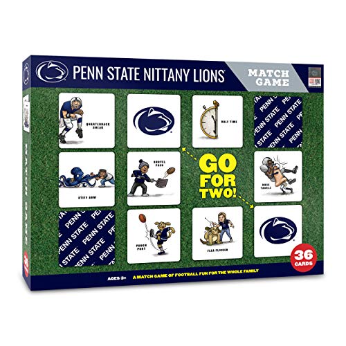 Image of YouTheFan NCAA Officially-Licensed Memory Match Game - Humorous, Team-Specific, Original Hand-Drawn Artwork, Fun for the Whole Family, for Fans Young and Old