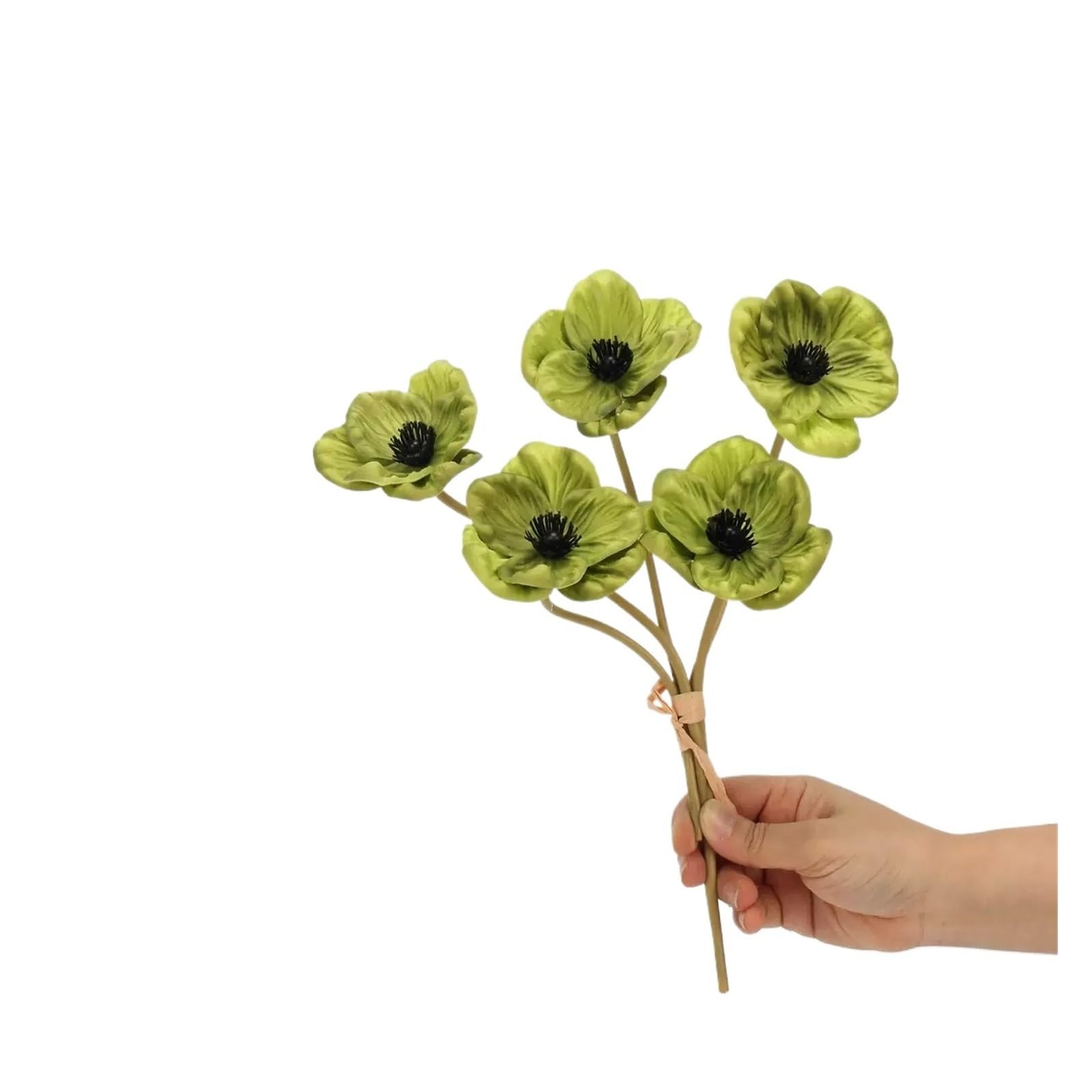 Casetlong 1pc Autumn Artificial Flower Bouquet Fall Decor Flowers Green Fake Home