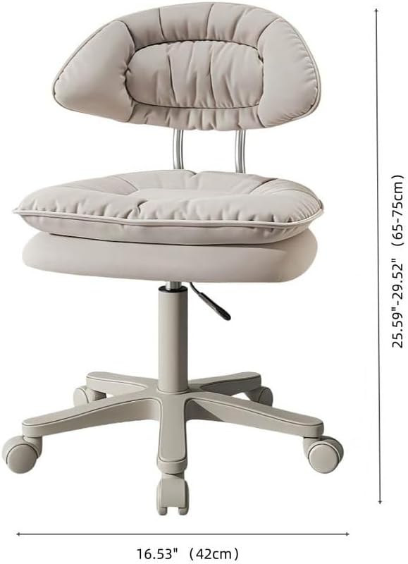 TBQATNTS Drafting Chair with Wheels and Backrest, Adjustable Height Swivel Stool with Padded Seat, Rolling Office Chair for Spa, Studio, Salon, Home, or Bar Use,Green