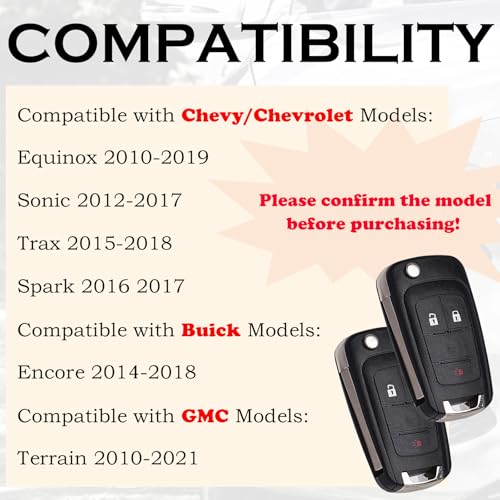 image for SUPALAND Remote Key Fob Replacement Fits for GMC Terrain 2010-2020 202