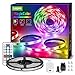 Produktbild RGBIC LED Strip 5M, Lepro 150 LEDs Streifen Dreamcolor, Lichterkette MagicColor, Musik Band mit Fernbedienung, Lichtband Wasserdicht IP65, Dimmbar Bunt Kette Lichtleiste für Party Weihnachten Deko
