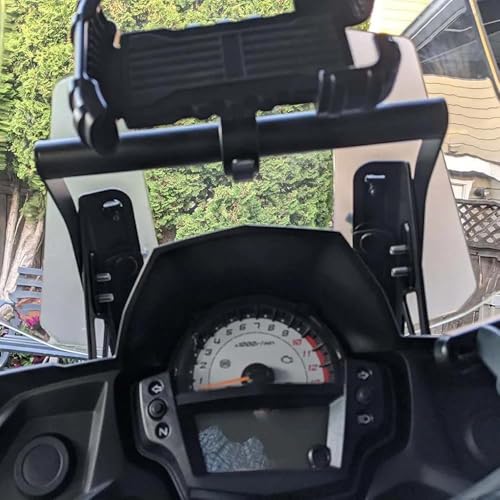 Support de navigation moto pour Versys 650 fixation smartphone haute pour éviter les chutes - 3