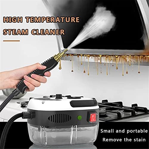Handheld Steam Cleaner with Extension Hose & Accessory Set - Powerful, Chemical-Free Cleaning Tool for Home, Office, Carpets, Upholstery & Hard Surfaces