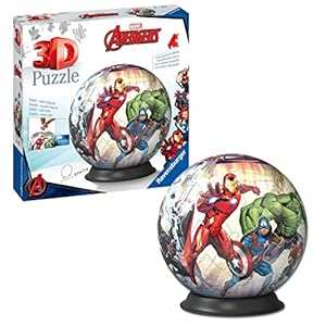 Ravensburger Marvel Avengers 3D Jigsaw Puzzle for Kids Age 6 Years Up – 72 Pieces – No Glue Required
