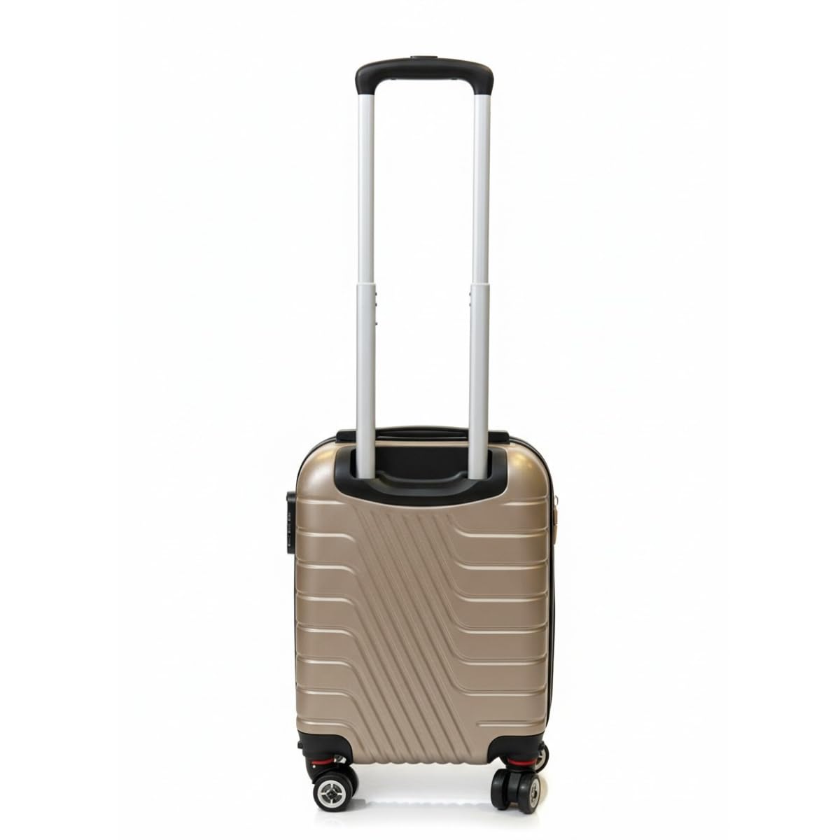 LBF EASY TRIP Bagaglio a Mano Ryanair 40x30x20 cm Ruote Removibili (Rosa Champagne)
