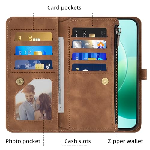 Coque Honor 400 Lite Asuwish marron au bureau et en voyage