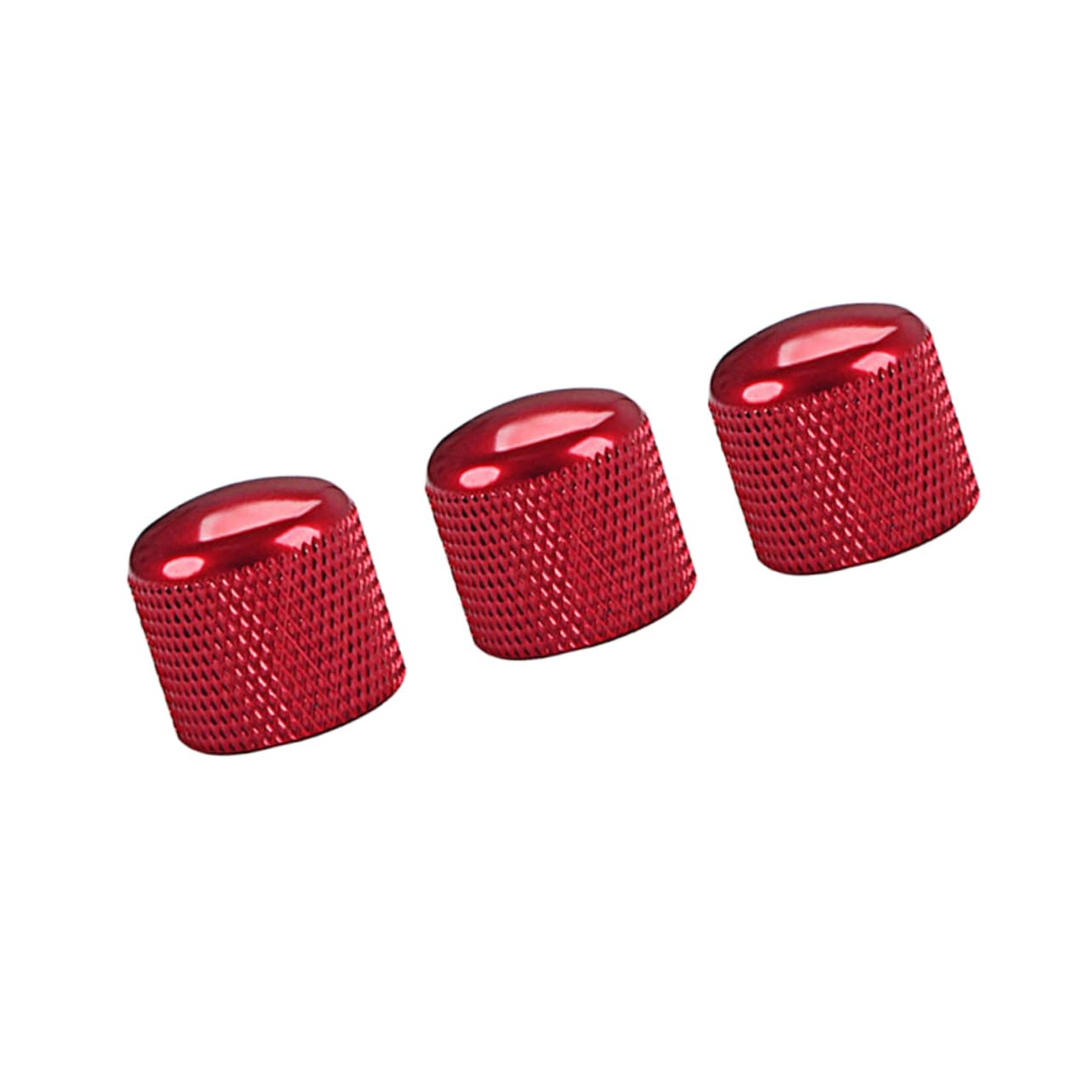 CIMAXIC Red Guitar Knobs 3-Pack for Electric Guitar Bass and Replacement Fit for Concentric Pots