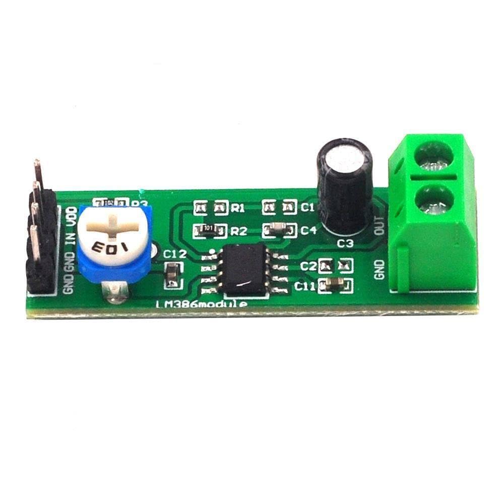 1PCS LM386 Audio Module 200 Times 5V-12V Input 10K Adjustable Resistance
