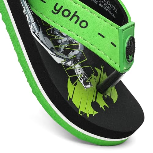 Image of YOHO Slippers for Toddlers | Comfortable and Lightweight Kids FlipFlop|WB Cartoon & Comic Characters: Batman, Superman, PPG, Tom & Jerry, Scooby Do and We Bare Bears Footwear for Girls & Boys