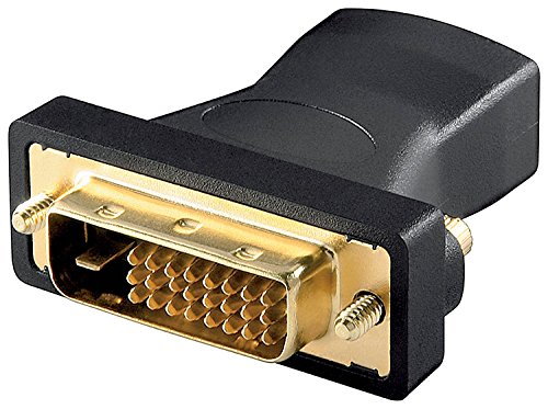 Wentronic 68931 HDMI/DVI-D Adapter (19polig, HDMI-Buchse auf DVI-D Stecker)