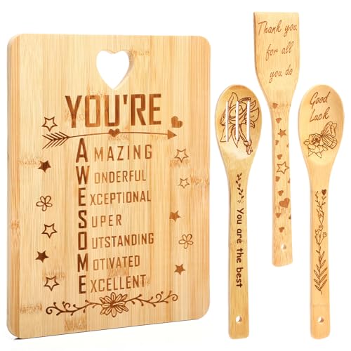 Set de tablas de cortar de bambú Bokon 4 piezas miniatura 1