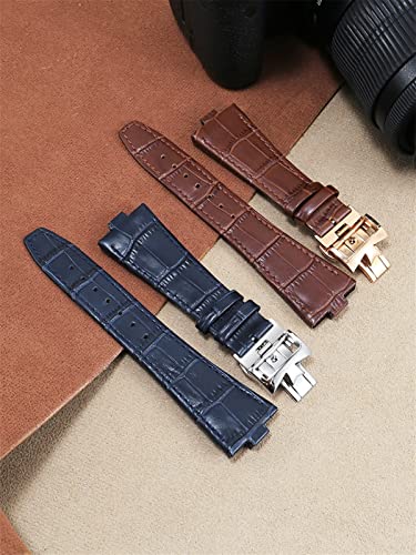 Bracelet cuir véritable Vacheron Constantin Overseas résistant boucle acier - 3
