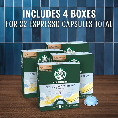 Image of Starbucks by Nespresso Vertuo, Iced Vanilla, 32-count Coffee Pods, Brews 2.7 oz.