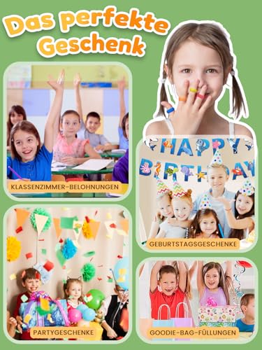 Willingood 12 Stück Silikon Fidget Toys, Anti-Stress Ring für Kinder und Erwachsene, Sensorik Spielzeug, Massageringe für Finger Akupressurring, Fidget Ring für Anxiety, ADHD, Autismus