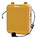 Giecy Amplificador de voz con micrófono Sistema de megafonía portátil 30W Batería recargable de 2800mah para profesores, formación, reunión, guía turístico (amarillo)