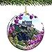 Edinburgh Scotland Christmas Ornament Porcelain, 2.75 Inch Double Sided Scottish Ornaments