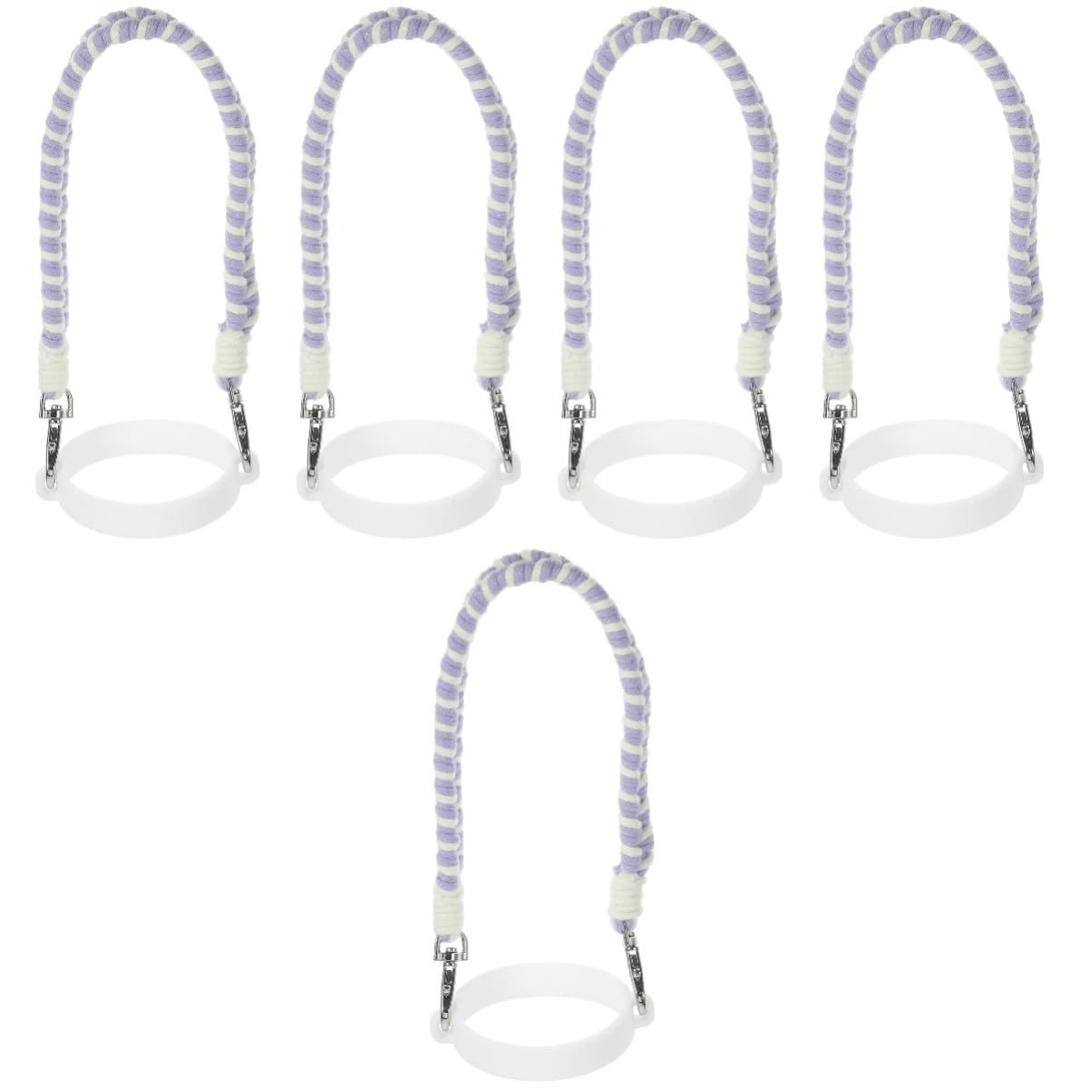 3 Pièces Tressé Bouteille d'eau Sangle Bouilloire Suspendus Sangle Porte-Bouteille Pratique Bouteille Sangle Silicone Bouilloire Sangle Bouteille Sangle De Stockage Bouteille