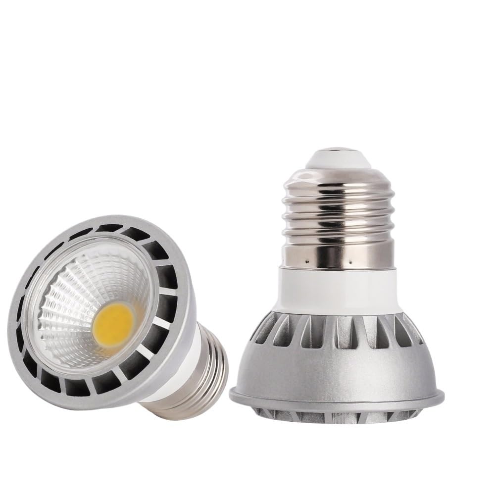 Lampadine per la casa, Confezione da 5, faretti LED COB AC85-265V 5W E27/E26/GU10/MR16 Lampade a Lampadina COB Lampade per Uso Domestico