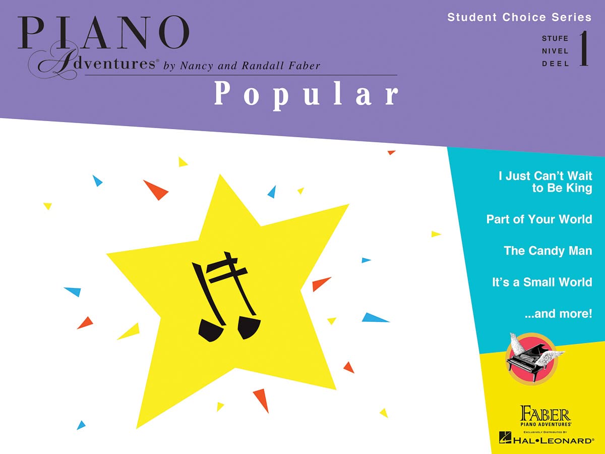 Faber Piano Adventures - Student Choice Series: Popular Level 1
