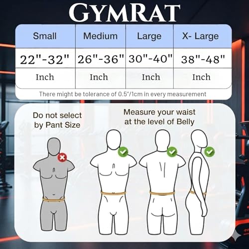 Image of GYMRAT 13MM Adjustable Weightlifting Lever Belt for Man and Women, Weightlifting with Adjustable Heavy Duty Buckle, Professional Weight Lifting Belt (13MM ROSE GOLD EDITION, XL)