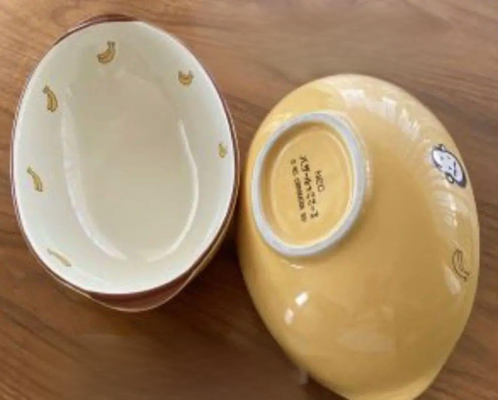 未使用】バザールでござーるイエロー カレー皿 2個セット 未使用