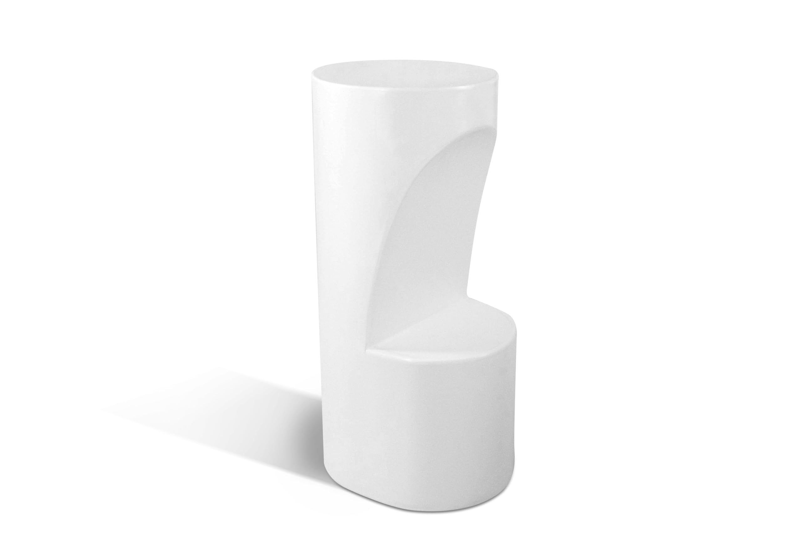 Kloris Sgabello alto in polietilene H 81 cm. Made in Italy.